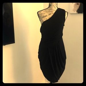 One shoulder “Little Black Dress”